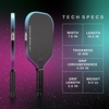 image:imageJOOLA 3S Pickleball Paddles  Raw Carbon Fiber Surface  Ben Johns Perseus Hyperion Scorpeus amp Magnus Shapes  Elongated Wide Body amp Aero Curve Designs  14mm16mm Paddles  UPAA CertifiedTeal  Purple