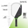 image:imageJOOLA 3S Pickleball Paddles  Raw Carbon Fiber Surface for Power amp Spin Elongated Wide Body amp Aero Curve Designs  UPAA CertifiedHyperion  Replacement Grip