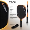 image:imageJOOLA 3S Pickleball Paddles  Raw Carbon Fiber Surface for Power amp Spin Elongated Wide Body amp Aero Curve Designs  UPAA CertifiedScorpeus  Replacement Grip