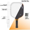 image:imageJOOLA 3S Pickleball Paddles  Raw Carbon Fiber Surface for Power amp Spin Elongated Wide Body amp Aero Curve Designs  UPAA CertifiedScorpeus  Replacement Grip