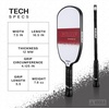 image:imageJOOLA Agassi GRAF Champion 12mm Pickleball Paddle  Sandblasted Pickleball Racket Increases Spin amp Control  Agassi Shape with Extended Sweet Spot  UPAA Certified  USAP Approved  NFC Chip EnabledSingle  12mm Fiberglass  GRAF Champion