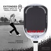 image:imageJOOLA AgassiGRAF Champion Set with Pickleball Paddles Balls amp Sling Bag  Sandblasted Pickleball Racket  Agassi Shape with Extended Sweet Spot  UPAA Certified  USAP Approved  NFC Chip EnabledSingle  16mm Carbon GRAF Edge