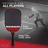 image:imageJOOLA AgassiGRAF Champion Set with Pickleball Paddles Balls amp Sling Bag  Sandblasted Pickleball Racket  Agassi Shape with Extended Sweet Spot  UPAA Certified  USAP Approved  NFC Chip EnabledSingle  16mm Carbon  Agassi Edge