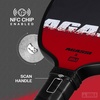image:imageJOOLA AgassiGRAF Champion Set with Pickleball Paddles Balls amp Sling Bag  Sandblasted Pickleball Racket  Agassi Shape with Extended Sweet Spot  UPAA Certified  USAP Approved  NFC Chip EnabledSingle  16mm Carbon  Agassi Edge