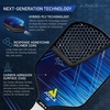 image:imageJOOLA Ben Johns CAS 16mm Carbon Fiber Pickleball Paddle  CAS Surface Tech  Control amp Power Paddle  USAP Approved  Aero Curve  FeelTec Pure Grip  NFC ChipBlue with Cover