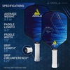 image:imageJOOLA Ben Johns CAS 16mm Carbon Fiber Pickleball Paddle  CAS Surface Tech  Control amp Power Paddle  USAP Approved  Aero Curve  FeelTec Pure Grip  NFC ChipBlue with Cover