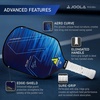 image:imageJOOLA Ben Johns CAS 16mm Carbon Fiber Pickleball Paddle  CAS Surface Tech  Control amp Power Paddle  USAP Approved  Aero Curve  FeelTec Pure Grip  NFC ChipBlue with Cover