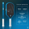 image:imageJOOLA Ben Johns Hyperion CFS Pickleball Paddle  Carbon Surface with High Grit amp Spin Elongated Handle USAPA Approved Ben Johns PaddleCrisp Blue
