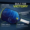 image:imageJOOLA Ben Johns Hyperion Pickleball Paddle  Select Raw Carbon Surface or Carbon Abrasion Surface for Increased Power and Spin  Elongated Grip Handle  Carbon Fiber Pickleball Paddle  USAP ApprovedHyperion  CAS  16mm