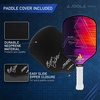 image:imageJOOLA Ben Johns Hyperion Pickleball Paddle  Select Raw Carbon Surface or Carbon Abrasion Surface for Increased Power and Spin  Elongated Grip Handle  Carbon Fiber Pickleball Paddle  USAP ApprovedHyperion  CAS  135mm with Cover