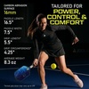 image:imageJOOLA Ben Johns Hyperion Pickleball Paddle  Select Raw Carbon Surface or Carbon Abrasion Surface for Increased Power and Spin  Elongated Grip Handle  Carbon Fiber Pickleball Paddle  USAP ApprovedHyperion  CAS  16mm
