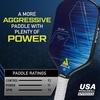 image:imageJOOLA Ben Johns Hyperion Pickleball Paddle  Select Raw Carbon Surface or Carbon Abrasion Surface for Increased Power and Spin  Elongated Grip Handle  Carbon Fiber Pickleball Paddle  USAP ApprovedHyperion  CAS  16mm