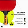 image:imageJOOLA Carbon Control Performance Ping Pong Paddles  Ergonomic Grip Handle amp Vibration Control  ITTF Approved  Professional Ping Pong Paddle for Advanced Playability  Table Tennis Racket  RedControl