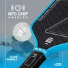 image:imageJOOLA Double Vision 16mm Pickleball Paddle  Signature and Standard Shape  Aramid Surface for Softer Responsive Touch  SK Film for Reduce Vibration  USAP Approved  NFC Chip EnabledBolt Blue