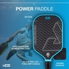 image:imageJOOLA Double Vision 16mm Pickleball Paddle  Signature and Standard Shape  Aramid Surface for Softer Responsive Touch  SK Film for Reduce Vibration  USAP Approved  NFC Chip EnabledBolt Blue