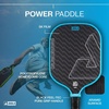 image:imageJOOLA Double Vision 16mm Pickleball Paddle  Signature and Standard Shape  Aramid Surface for Softer Responsive Touch  SK Film for Reduce Vibration  USAP Approved  NFC Chip EnabledBolt Blue