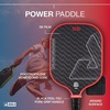 image:imageJOOLA Double Vision 16mm Pickleball Paddle  Signature and Standard Shape  Aramid Surface for Softer Responsive Touch  SK Film for Reduce Vibration  USAP Approved  NFC Chip EnabledBlaze Red