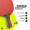 image:imageJOOLA Duo Carbon Ping Pong Paddles Set of 2  Professional Table Tennis Paddles Three Advanced White 3 Star Tournament Ping Pong Balls and Carrying Case  Advanced Table Tennis Rackets