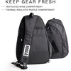 image:imageJOOLA Everyday Sling Bag  Lightweight Pickleball Backpack Holds 2 Paddles  Crossbody Bag with Bottle Pocket amp CarabinerBlack