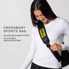image:imageJOOLA Everyday Sling Bag  Lightweight Pickleball Backpack Holds 2 Paddles  Crossbody Bag with Bottle Pocket amp CarabinerBlackYellow