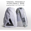 image:imageJOOLA Everyday Sling Bag  Lightweight Pickleball Backpack Holds 2 Paddles  Crossbody Bag with Bottle Pocket amp CarabinerGravity Gray