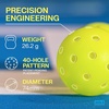 image:imageJOOLA HC40 Hardcourt Pickleball Balls with Storage Tube  USAP Approved Balls for Tournament Play  Durable Pickleballs for Indoor Play amp Outdoor Courts12 Pack