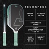 image:imageJOOLA Heat Vision Pickleball Paddles Set of 2  Includes 2 Pickleball Paddles 4 Balls amp Sling Bag  Lightweight USAPA Approved Carbon Fiber Paddle HeatPressed Handle for Extra Stability NFC Chip