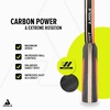 image:imageJOOLA Infinity Carbon Professional Table Tennis Paddle with Cover  Ergonomic Comfort Grip  ITTF Approved Rubbers  Competition Paddle for Powerful Spin  Protective Packaging CaseRed