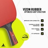 image:imageJOOLA Infinity Carbon Professional Table Tennis Paddle with Cover  Ergonomic Comfort Grip  ITTF Approved Rubbers  Competition Paddle for Powerful Spin  Protective Packaging CaseRed