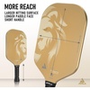 image:imageJOOLA Magnus CAS 14mm Pickleball Paddle  Gold Tyson McGuffin Lion Paddle  Edgeless Design amp Short Handle  Lightweight Double Frame Carbon Fiber Core  Extra Long Length  Carbon Surface Adds Spin