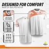 image:imageJOOLA Mens Ben Johns Trigon Pickleball ShirtWhite and Orange
