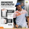image:imageJOOLA Mens Ben Johns Trigon Pickleball ShirtWhite and Orange