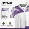 image:imageJOOLA Mens Ben Johns Trigon Pickleball ShirtWhite and Purple