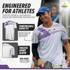 image:imageJOOLA Mens Ben Johns Trigon Pickleball ShirtWhite and Purple