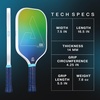 image:imageJOOLA Perseus Astral Pickleball Paddles Set of 2  Includes 2 Pickleball Paddles 4 Balls amp Sling Bag  Cold Press Carbon Surface  Lightweight Beginner Friendly  USAP Approved  NFC Enabled