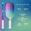 image:imageJOOLA Perseus Aurora Pickleball Paddles Set of 2  Includes 2 Pickleball Paddles 4 Balls amp Sling Bag  Cold Press Carbon Surface  Lightweight Beginner Friendly  USAP Approved  NFC Enabled
