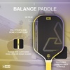 image:imageJOOLA Perseus Heat Vision 16mm Pickleball Paddle  Textured Carbon Fiber Surface for Spin  SK Film for Reduced Vibration  USAP Approved  NFC Chip EnabledFlash Yellow