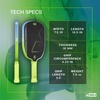 image:imageJOOLA Perseus Heat Vision 16mm Pickleball Paddle  Textured Carbon Fiber Surface for Spin  SK Film for Reduced Vibration  USAP Approved  NFC Chip EnabledCharge Surge Green