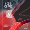 image:imageJOOLA Perseus Heat Vision 16mm Pickleball Paddle  Textured Carbon Fiber Surface for Spin  SK Film for Reduced Vibration  USAP Approved  NFC Chip EnabledIgnite Blaze Red