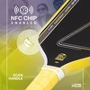 image:imageJOOLA Perseus Heat Vision 16mm Pickleball Paddle  Textured Carbon Fiber Surface for Spin  SK Film for Reduced Vibration  USAP Approved  NFC Chip EnabledFlash Yellow