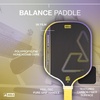 image:imageJOOLA Perseus Heat Vision 16mm Pickleball Paddle  Textured Carbon Fiber Surface for Spin  SK Film for Reduced Vibration  USAP Approved  NFC Chip EnabledFlash Yellow