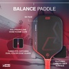 image:imageJOOLA Perseus Heat Vision 16mm Pickleball Paddle  Textured Carbon Fiber Surface for Spin  SK Film for Reduced Vibration  USAP Approved  NFC Chip EnabledIgnite Blaze Red