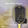 image:imageJOOLA Perseus Heat Vision 16mm Pickleball Paddle  Textured Carbon Fiber Surface for Spin  SK Film for Reduced Vibration  USAP Approved  NFC Chip EnabledFlash Yellow