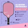 image:imageJOOLA Pickleball Paddle Journey and Seneca  Select Fiberglass or Carbon Fiber Surface  Lightweight Paddles  Control amp Power Rackets for Beginners to Intermediates  USAP Approved  Multiple StylesJourney  Polka Dots 10mm