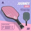image:imageJOOLA Pickleball Paddle Journey and Seneca  Select Fiberglass or Carbon Fiber Surface  Lightweight Paddles  Control amp Power Rackets for Beginners to Intermediates  USAP Approved  Multiple StylesJourney  Polka Dots 10mm