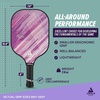 image:imageJOOLA Pickleball Paddle Journey and Seneca  Select Fiberglass or Carbon Fiber Surface  Lightweight Paddles  Control amp Power Rackets for Beginners to Intermediates  USAP Approved  Multiple StylesJourney  Purple 10mm