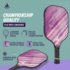 image:imageJOOLA Pickleball Paddle Journey and Seneca  Select Fiberglass or Carbon Fiber Surface  Lightweight Paddles  Control amp Power Rackets for Beginners to Intermediates  USAP Approved  Multiple StylesJourney  Purple 10mm