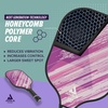 image:imageJOOLA Pickleball Paddle Journey and Seneca  Select Fiberglass or Carbon Fiber Surface  Lightweight Paddles  Control amp Power Rackets for Beginners to Intermediates  USAP Approved  Multiple StylesJourney  Purple 10mm