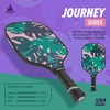 image:imageJOOLA Pickleball Paddle Journey and Seneca  Select Fiberglass or Carbon Fiber Surface  Lightweight Paddles  Control amp Power Rackets for Beginners to Intermediates  USAP Approved  Multiple StylesJourney  Monstera Leaves 10mm
