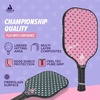 image:imageJOOLA Pickleball Paddle Journey and Seneca  Select Fiberglass or Carbon Fiber Surface  Lightweight Paddles  Control amp Power Rackets for Beginners to Intermediates  USAP Approved  Multiple StylesJourney  Polka Dots 10mm